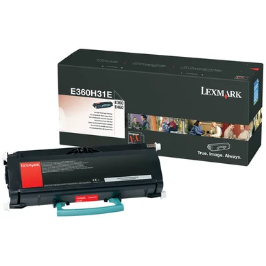 Lexmark Tonerkassette sort 9.000 sider E360H31E Modsvarer: N/A billede