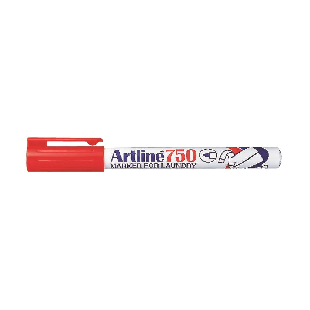 Textilpenna Artline 750 röd