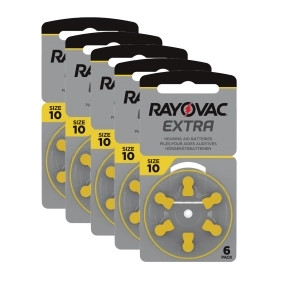 Rayovac Extra Advanced ACT 10 gul 5-pakk