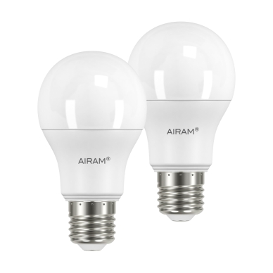 AIRAM alt LED-lampa E27 11,1W 2700K 1060 lumen 2-pack