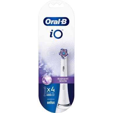 Oral-B Oral-B Refiller iO Radiant 4-pakkaus, valkoinen 4210201420330 Vastaa: N/A