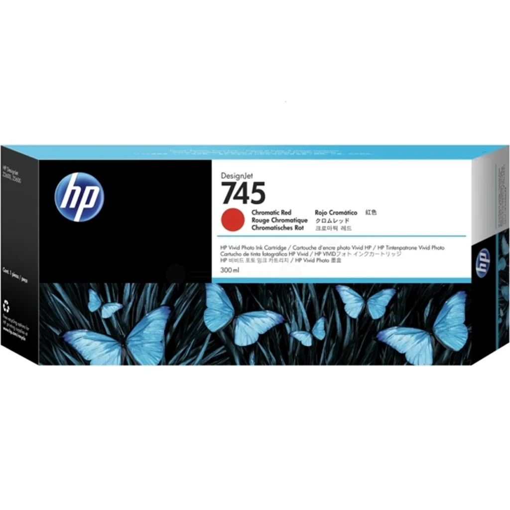 HP 745 Bläckpatron Röd