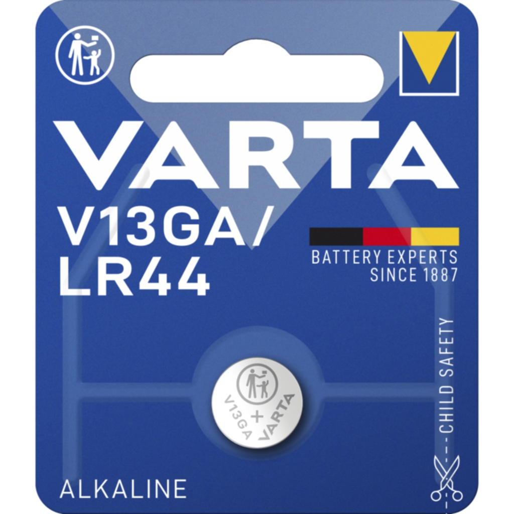 Varta V13GA/LR44 Alkaliskt batteri - 1 Pack