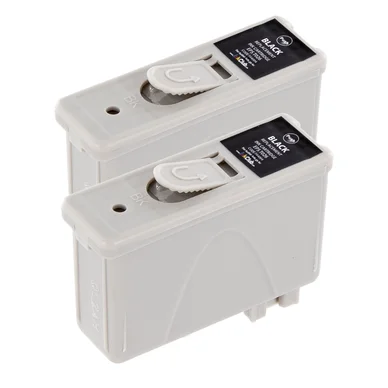 inkClub Blækpatron sort 13ml, 2 stk pakning KEC036-2 Modsvarer: T026