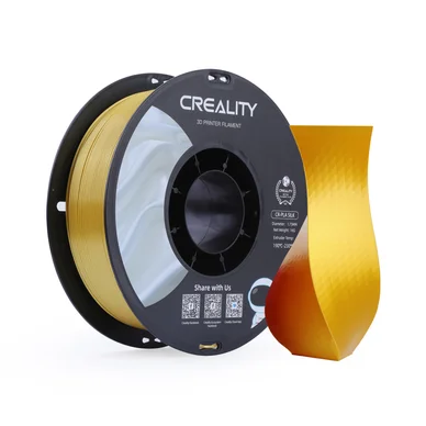 Creality Creality CR-PLA Silk - 1.75mm - 1kg Guld 6971636408895 Modsvarer: N/A billede