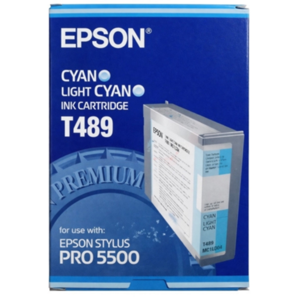 Epson T489 Bläckpatron Ljus cyan