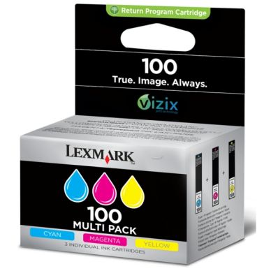 Lexmark Paket: cyan, magenta, keltainen patron