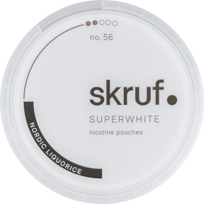 Skruf Superwhite No. 56 Nordic Liquorice Medium Slim