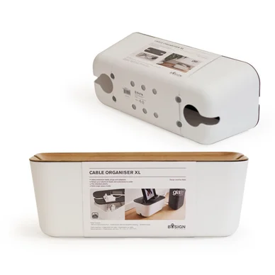 Bosign Kabelsamlare XL Vit/Natur