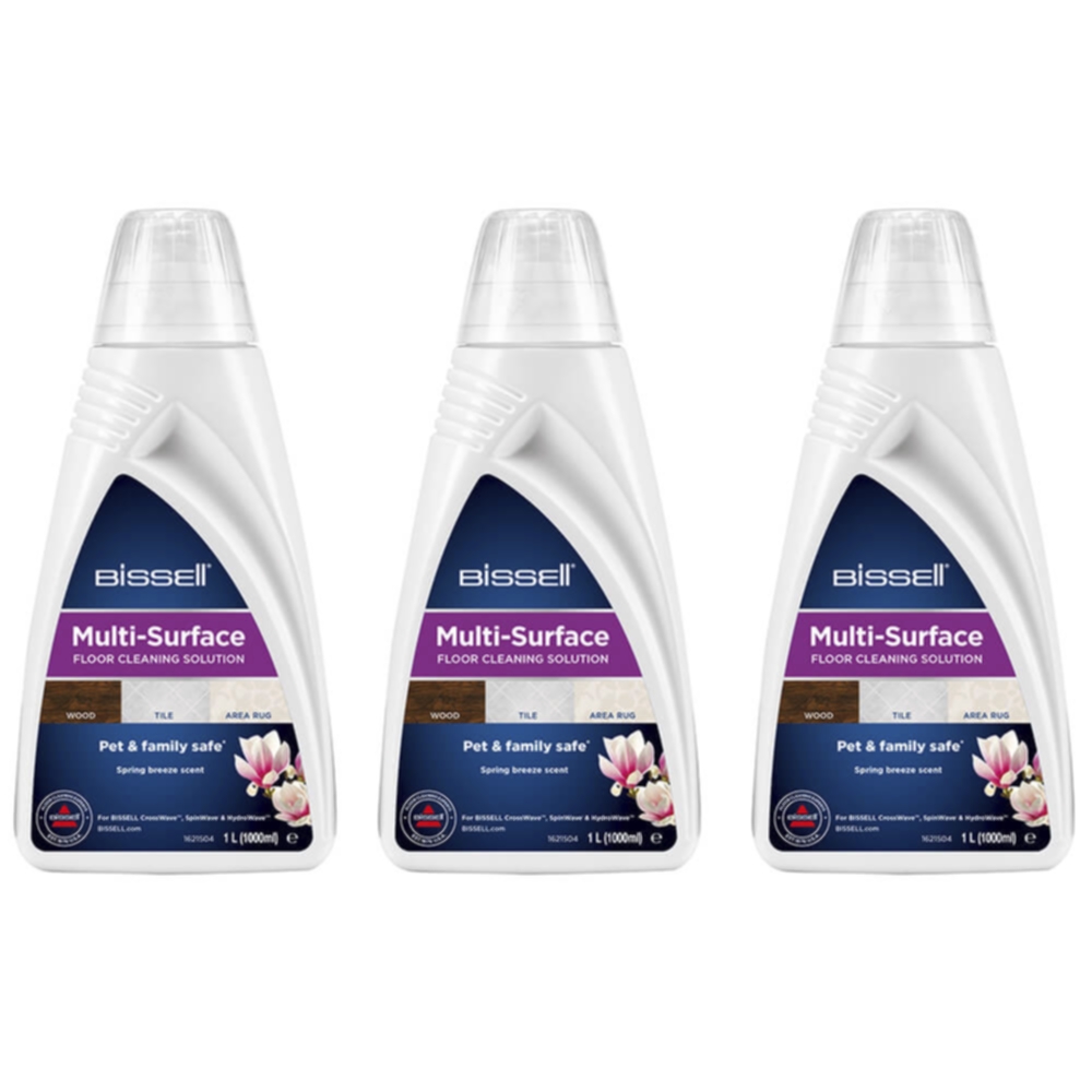 Bissell Multi-Surface Rengöringsmedel Golv 1L 3-pack