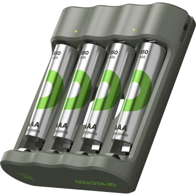 GP Recyko Everyday batteriladdare (USB) inkl 4 AAA 850 mAh