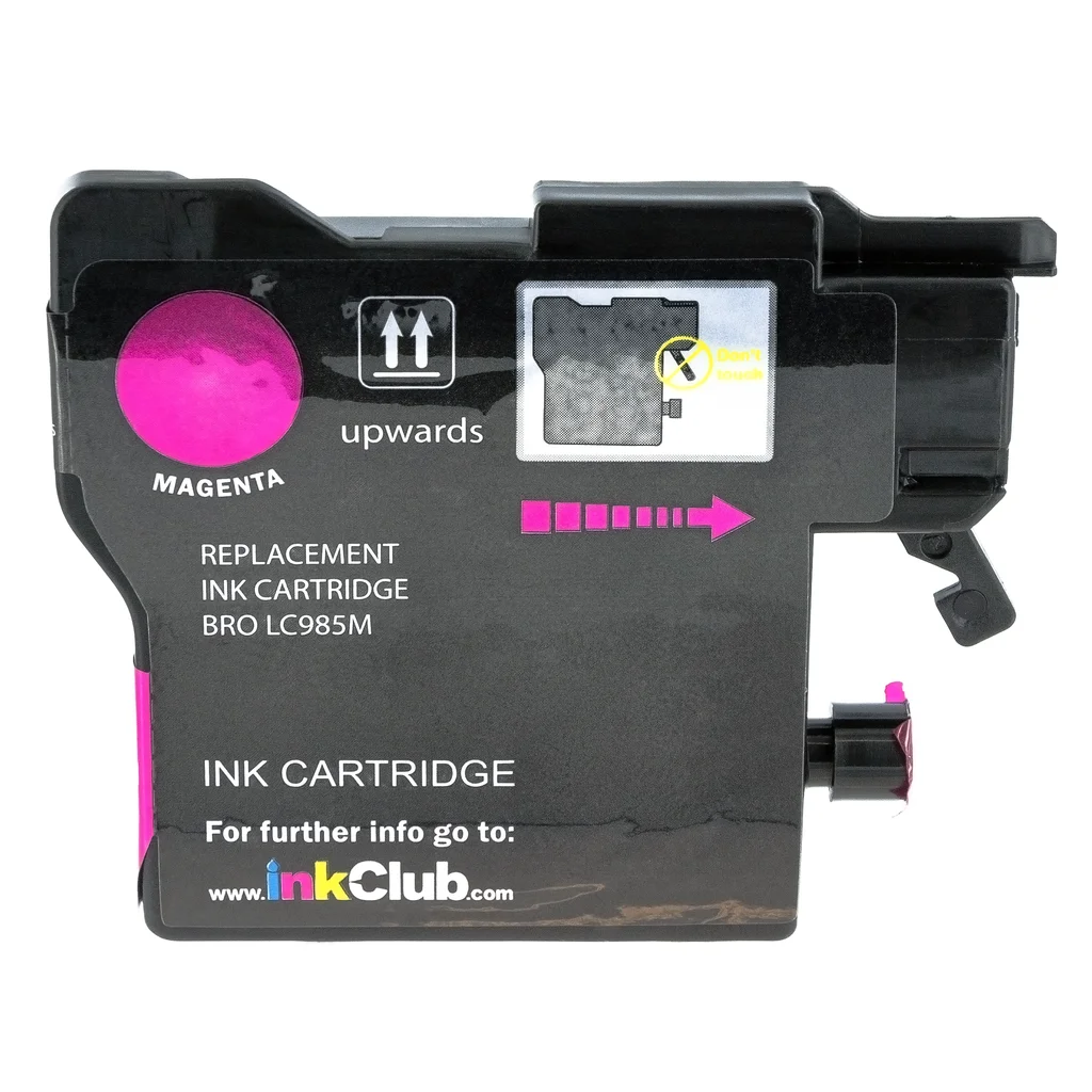 Bläckpatron magenta, ersätter Brother LC985M