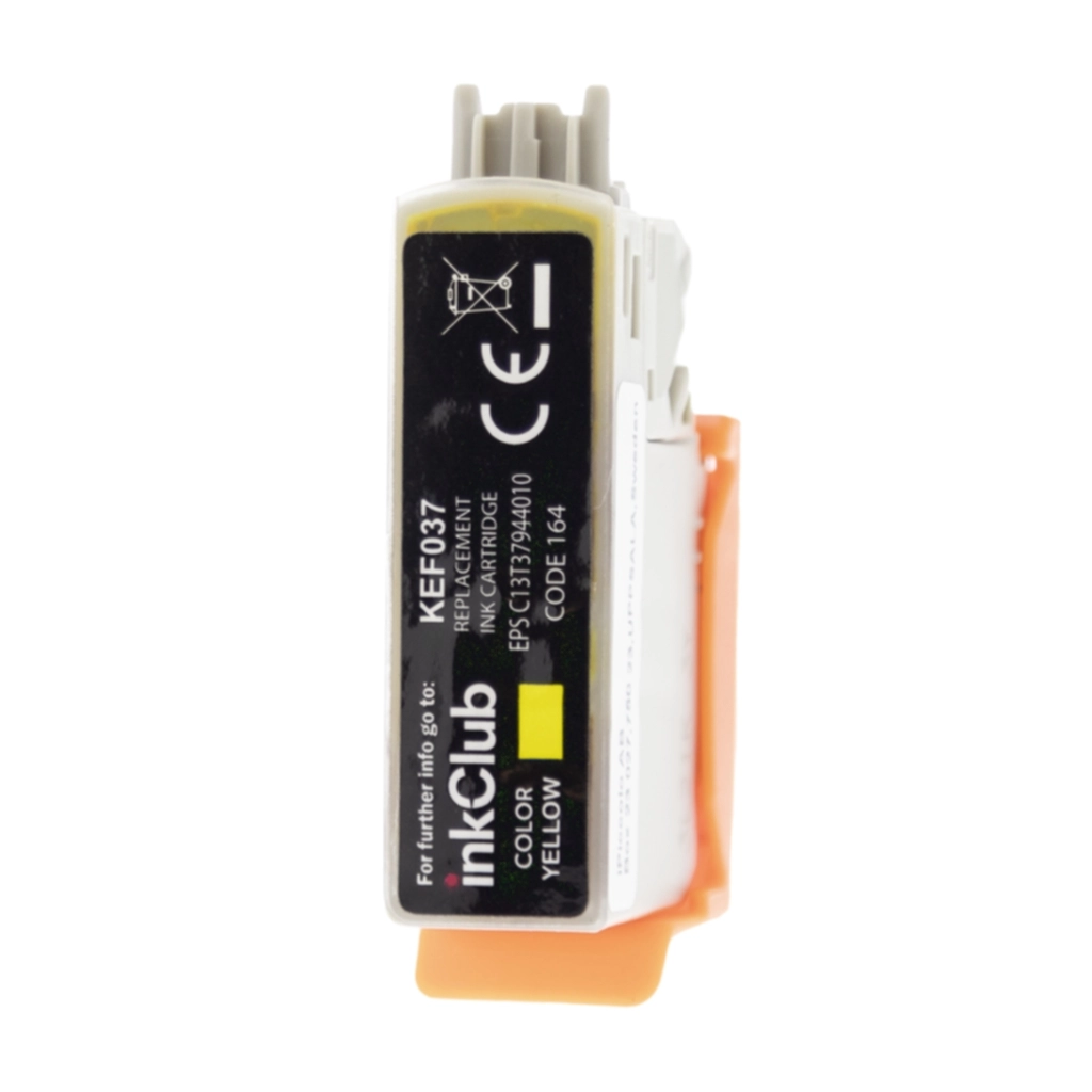 inkClub Bläckpatron, ersätter Epson 378XL, gul, 830 sidor KEF037 ersätter T3794