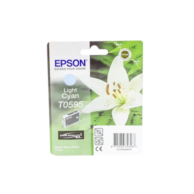 Epson Epson T0595 Blækpatron Ljus cyan T0595 Modsvarer: N/A billede