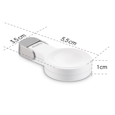 Hama Trådlös laddare för Apple Watch USB-C, Vit
