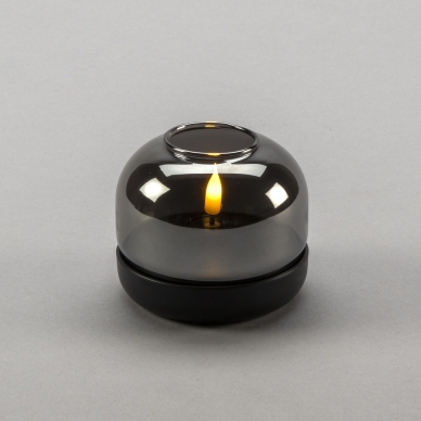 Konstsmide Lasikynttilä LED, mattamusta 1835-700 Vastaa: N/A