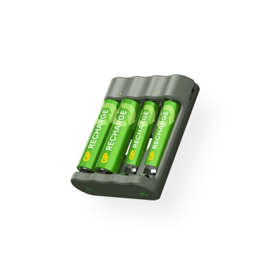 GP BATTERIES GP Recharge akkulaturi sis. 2x AA 2100mAh ja 2x AAA 800mAh 202270 Vastaa: N/A