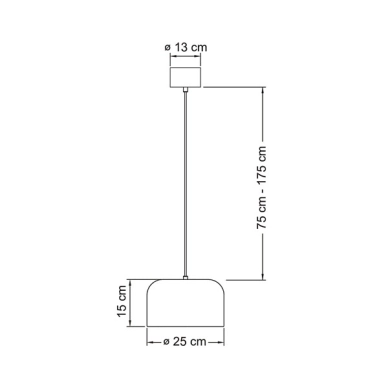 Urban Taklampa E27 Svart