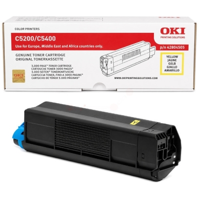 OKI Tonerkassette gul 3.000 sider 42804505 Modsvarer: N/A