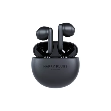 Happy Plugs Happy Plugs Høretelefoner Joy Lite In-Ear TWS Sort 7319922326086 Modsvarer: N/A