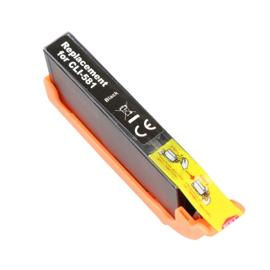 WL Inktcartridge, vervangt Canon 581 BK zwart CA-581BK Replace: CLI-581BK