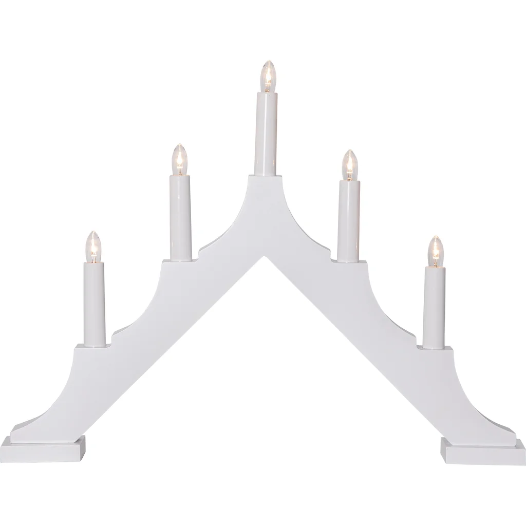 Ljusstake Alma Vit 44cm