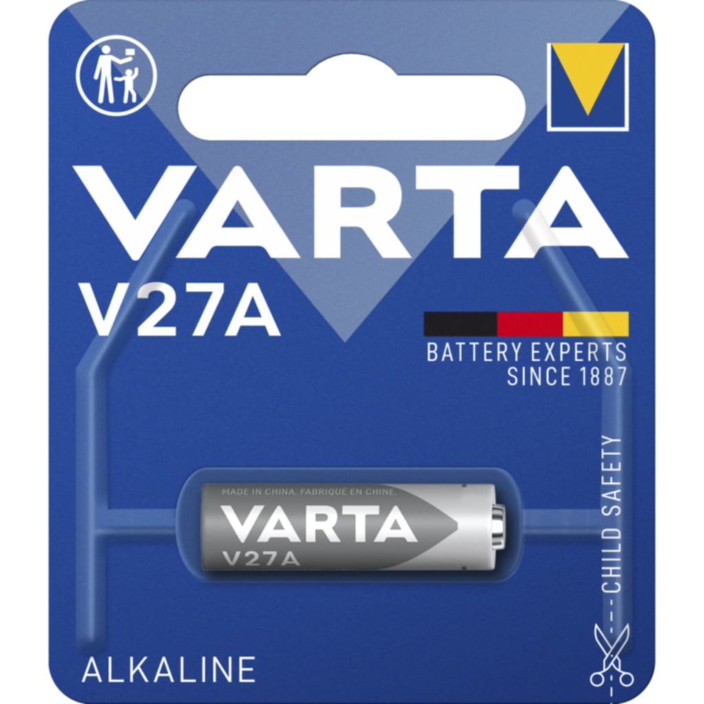 Varta Varta V27A Alkalisk spesialbatteri, 12 V, 1 Pakke 4227101401 Tilsvarer: N/A