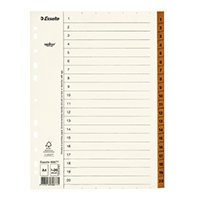 Register Servo A4/1-20 brun FSC® Mix 100%, 10st