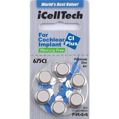iCellTech alt iCellTech 675CI Plus Blå 6p, för cochleaimplantat