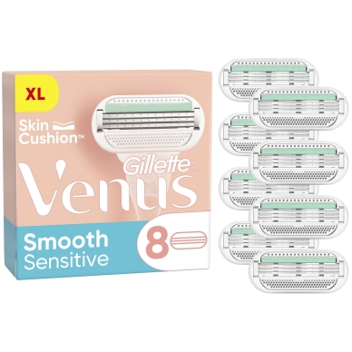 Gillette Gillette Venus Smooth Sensitive Rasierklingen 8er-Pack