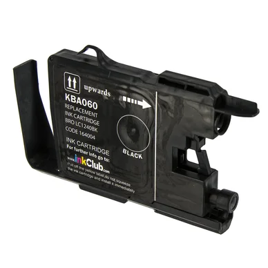 Bläckpatron svart, ersätter Brother LC1240BK