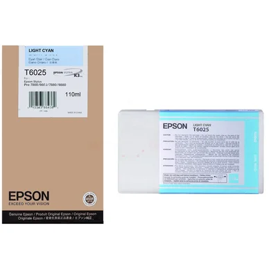 Epson Epson T6025 Blækpatron Ljus cyan T6025 Modsvarer: N/A billede