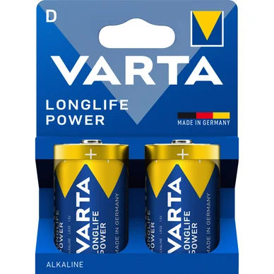Varta Varta Longlife Power D batteri - 2 pk. 4920614422 Modsvarer: N/A