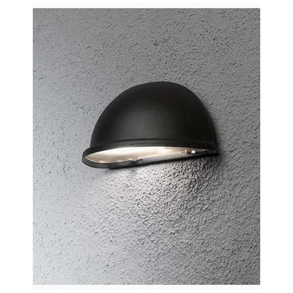 Konstsmide Torino halvmåneplafond liten E14. Svart 7325-750