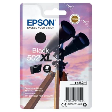 Epson Epson 502XL Mustepatruuna musta C13T02W14010 Vastaa: N/A