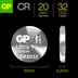 GP Ultra Plus Litium knappcell CR2032 10-pack