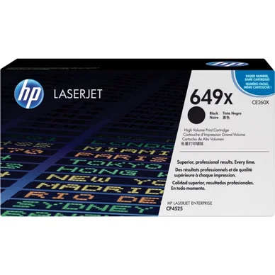 HP HP 649X Tonerkassette sort CE260X Modsvarer: N/A billede