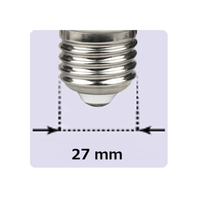 Kvicksilverlampa tub 3000lm E27 80W
