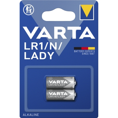 Varta Varta N/LR1/4001/Lady Alkaline batteri - 2 pk. 4001101402 Modsvarer: N/A billede