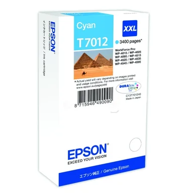 Epson Epson T7012 Blækpatron Cyan T7012 Modsvarer: N/A billede