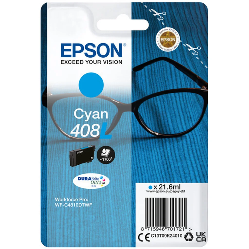 Bläckpatron Cyan, 1.700 sidor