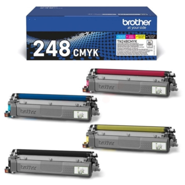 Bilde av Brother Brother 248 Tonerkassett Multipack Bk/c/m/y Tn248val Tilsvarer: N/a