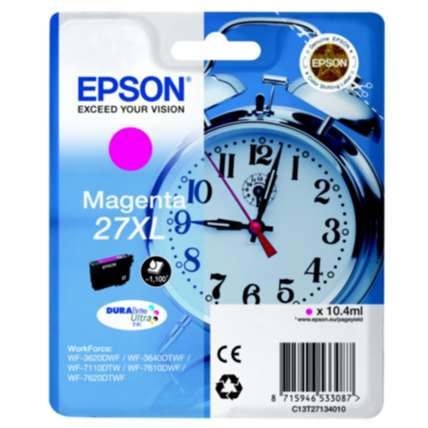 Bilde av Epson Epson 27xl Blekkpatron Magenta T2713 Tilsvarer: N/a