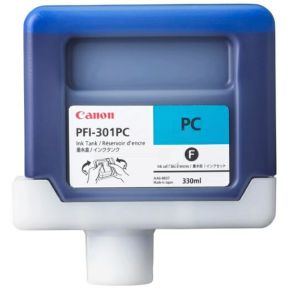 CANON PFI-301 PC Mustepatruuna vaalea cyan