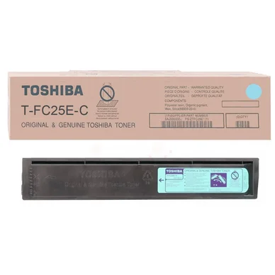 TOSHIBA TOSHIBA T-FC 25 EC Tonerkassette Cyan 6AJ00000072 Modsvarer: N/A
