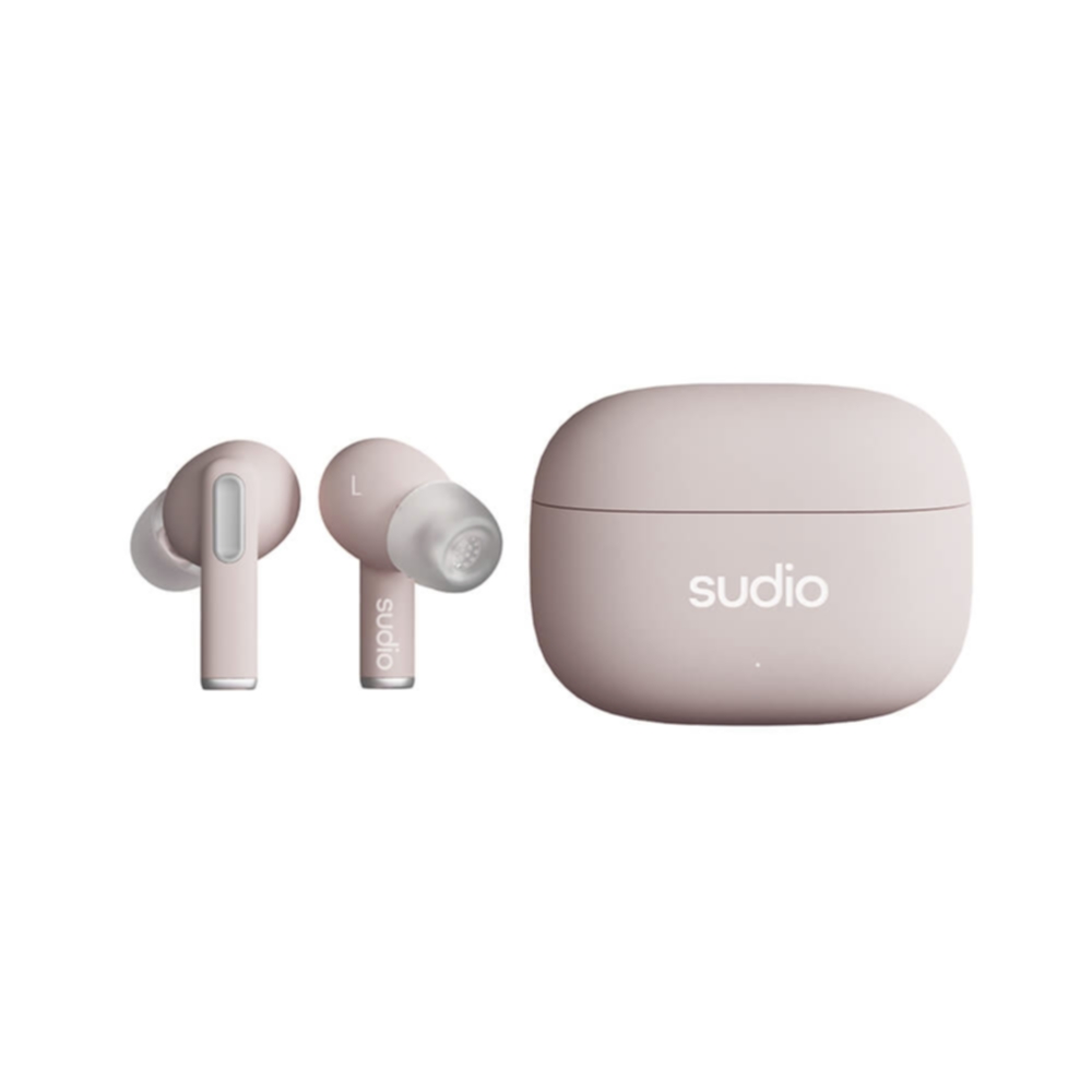 Sudio Sudio A1 Pro In-Ear True Wireless ANC Hodetelefon Rosa In-ear øretelefon,Trådløse hodetelefoner,Elektronikk