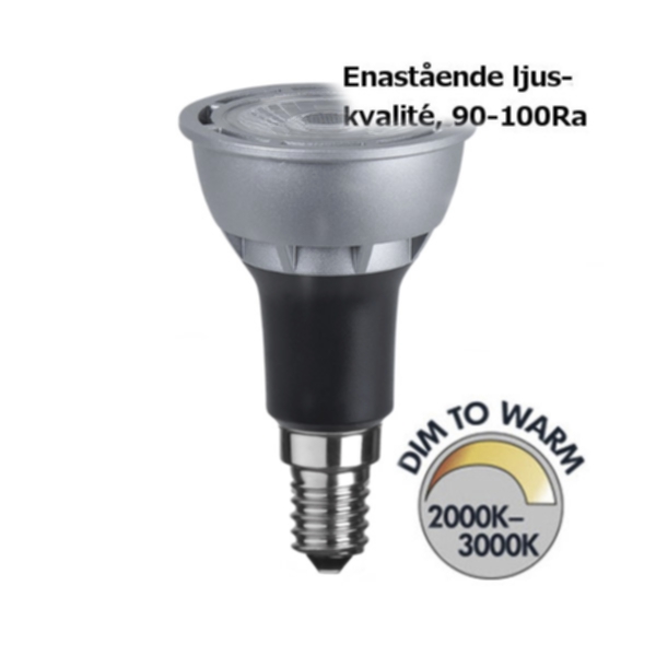 Dim to warm LED spot 3000-2000K 280lm E14 5W