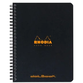Rhodia NoteBook wire black A5+ ruled