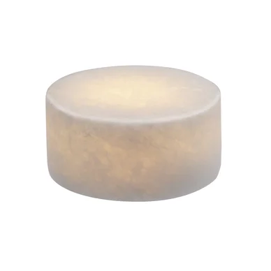 Marble S valkoinen silkinhimmeä valokoriste marmori 80x40mm