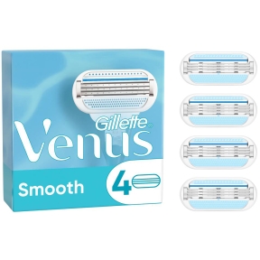 Gillette Venus Smooth barberblad, 4-pakning